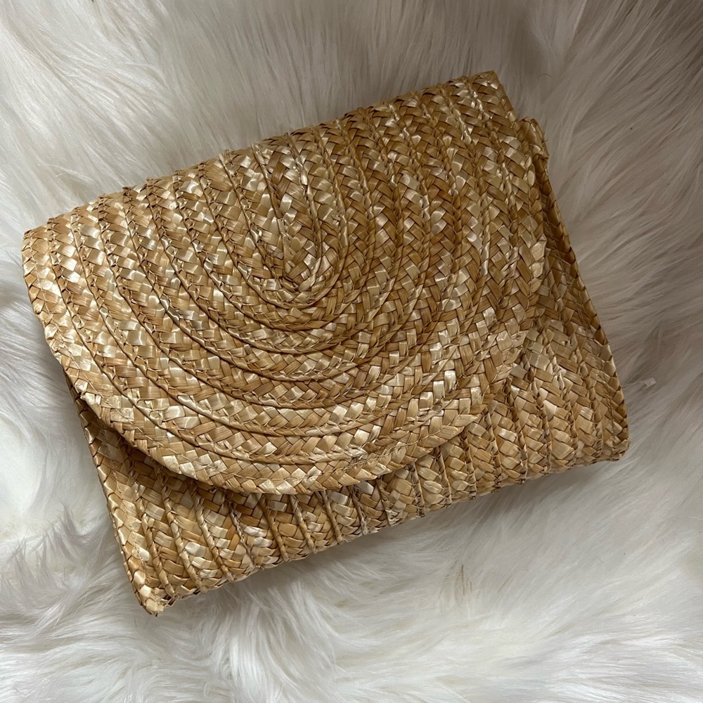 Straw Woven Clutch Bag